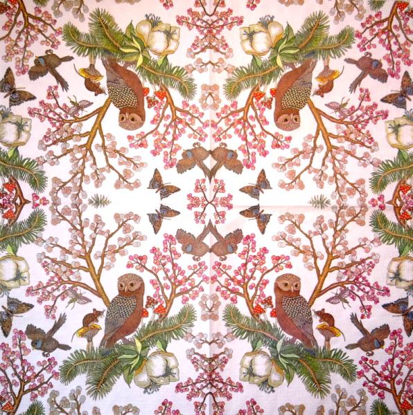 116 Owls - ply - Kalamazoo - CS - 24x24cm